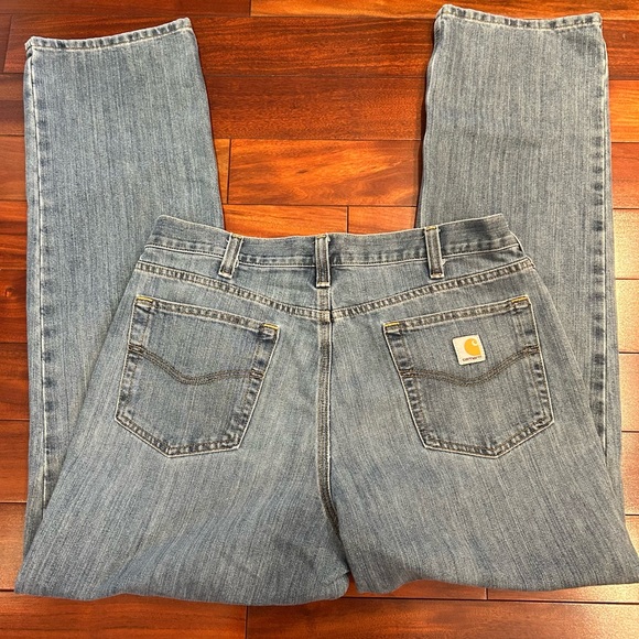 Carhartt Men’s Denim Jeans-Size 36x34 classic workwear. - Picture 2 of 5